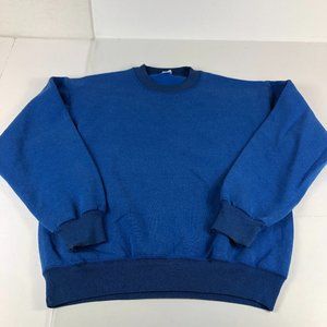 VTG Religious The Original Rolling Stone Sweatshirt Adult Large Blue Crewneck